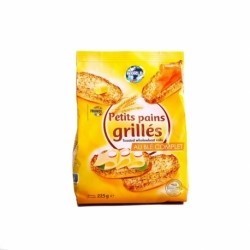 Biscottes petits pains grillés au blé complet