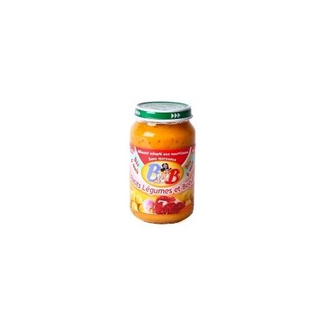 Petit pot bébé aux légumes et boeuf