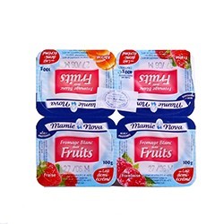 Fromage blanc fruits x4 Mamie Nova
