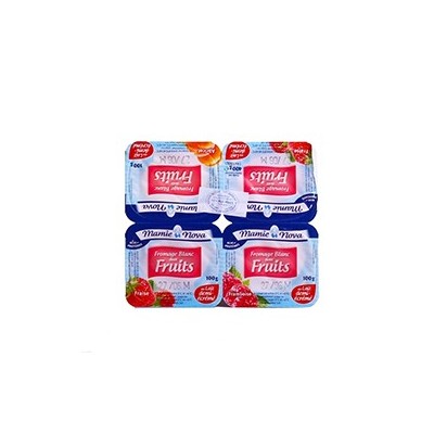 Fromage blanc fruits x4 Mamie Nova