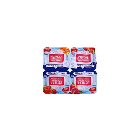 Fromage blanc fruits x4 Mamie Nova