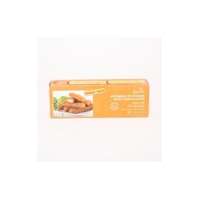 Bâtonnets poissons panés Kg Jacob